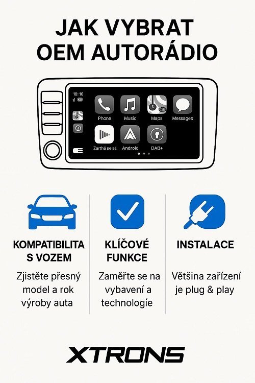 Jak vybrat vhodné OEM autorádio: Průvodce pro správný výběr