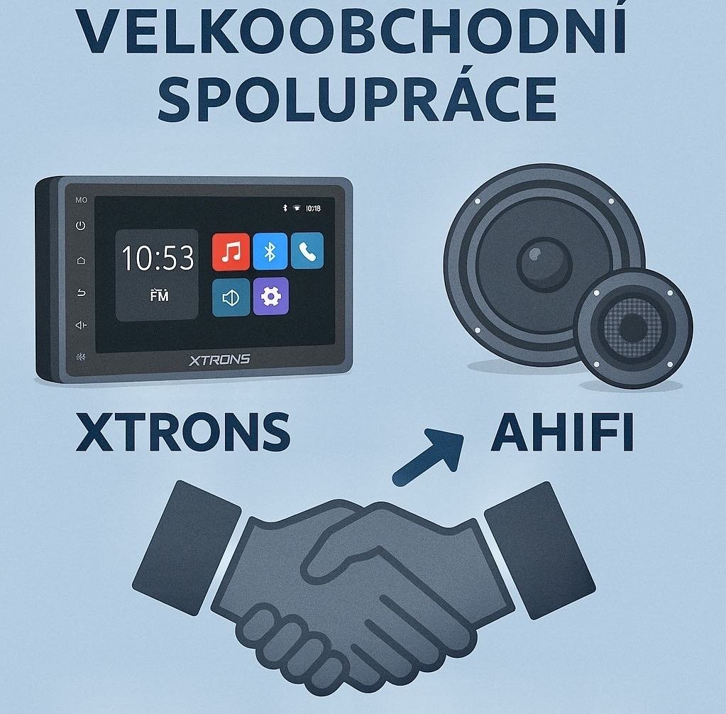 Nová velkoobchodní spolupráce: Xtrons.cz/sk & Ahifi.cz spojují síly pro lepší zážitek z jízdy