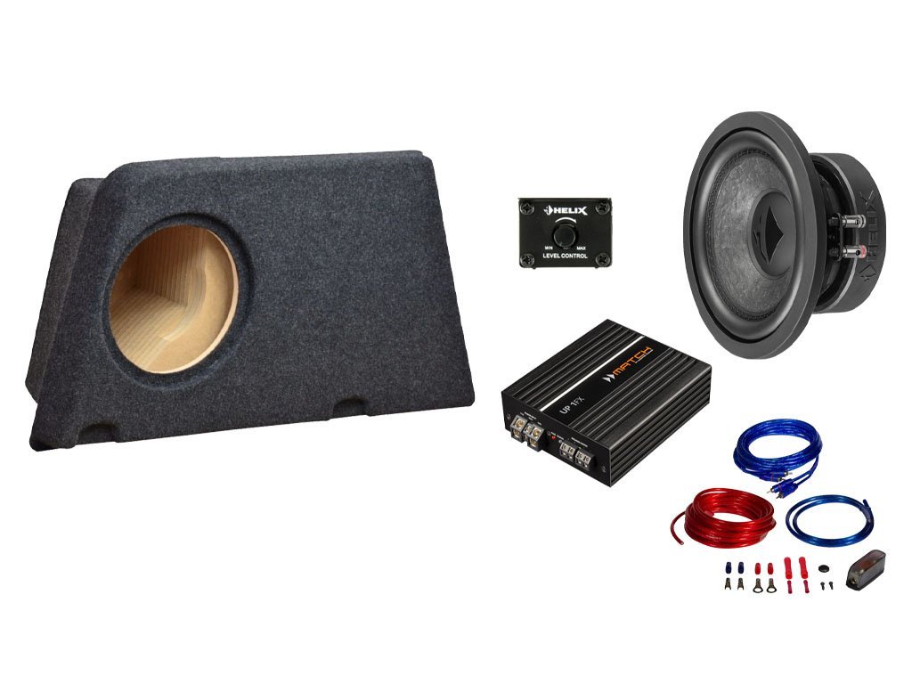 SET - subwoofer na míru Volkswagen Touareg (2001-2010)- Helix10