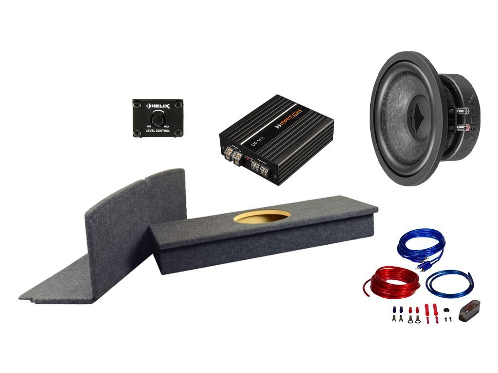 SET - subwoofer na míru Volkswagen Polo (2009-2017)- Helix10