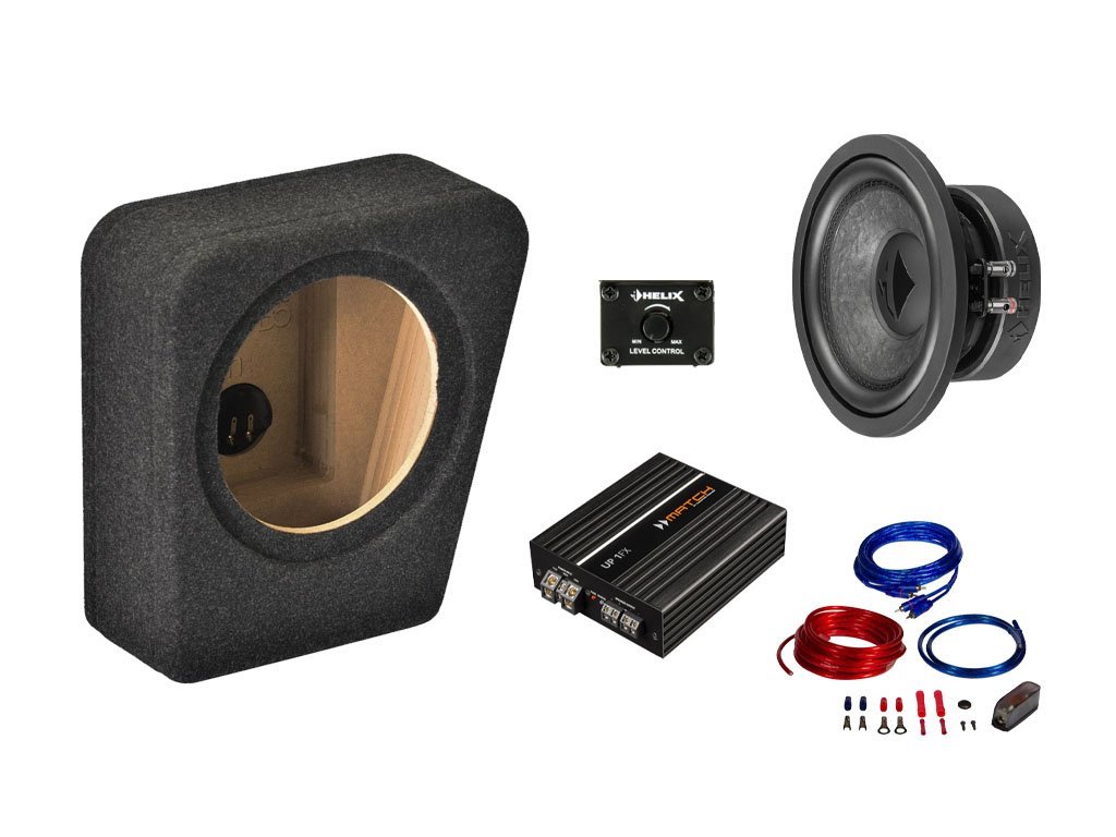 SET - subwoofer na míru Volkswagen Passat B5 a B5.5 (1998-2006) sedan- Helix10