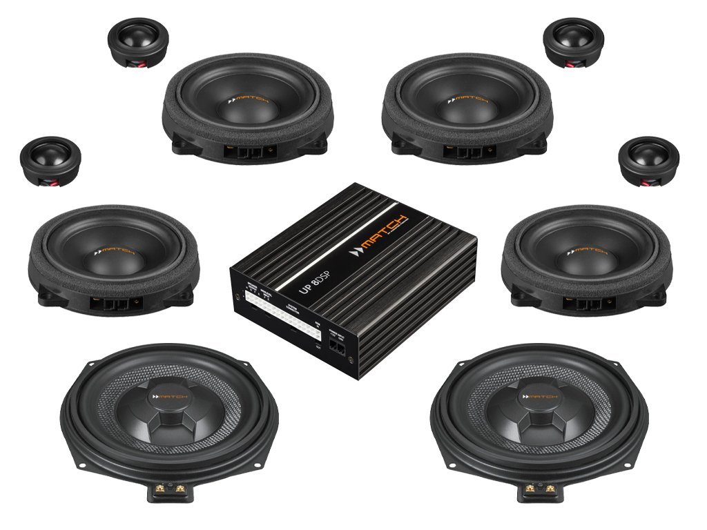 Stage 2 - kompletní ozvučení do BMW 3 - F30,F31,F34,F80 (2012-2019) se systémem Harman/Kardon