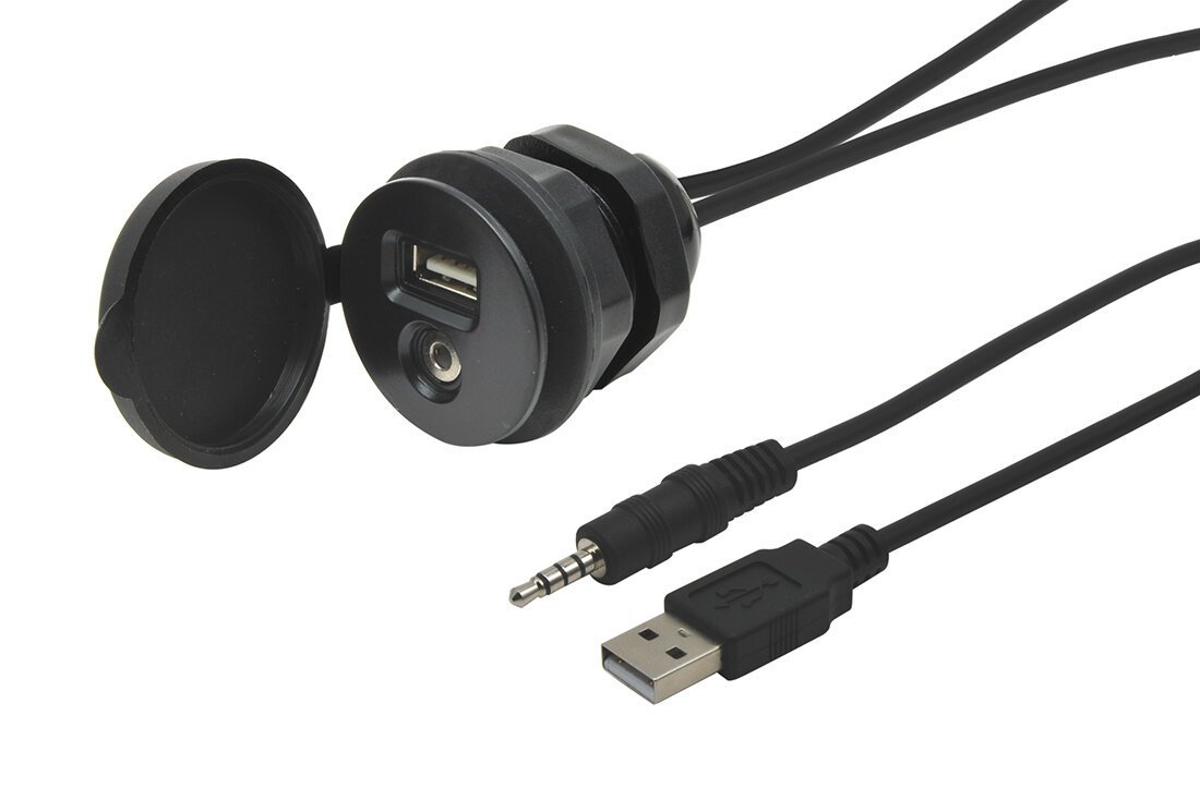 USB / JACK 4pol. zasuvka s kabelem